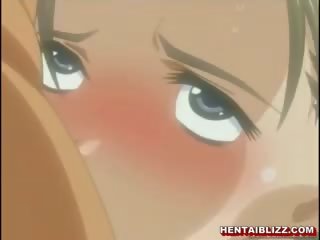 Roped hentai su clothespins apie jos tounge gauna žiauriai pumpuojamas