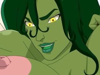 Uitstekend vier porno shehulk gieten