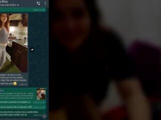 Whatsapp чат з мій кузина отримує groovy шоу