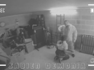 Cctv footage 的 好色之徒 青少年 sabien demonia 越來越 性交 在 屁股 由 學校 工人