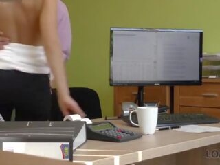 LOAN4K&period; Tender angelface gets indulged in hardcore action for cash