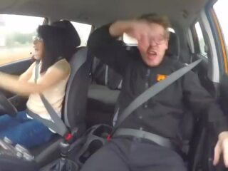 زائف driving مدرسة معلم الملاعين و creampies جنسيا محبط أحمر الشعر