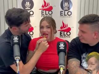 Entrevista con elo podcast termina ан una mamada y mucho сперма - сара білявка - elo picante