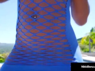 Nikki benz jam tangan sebagai abella bahaya & anna foxxx jilat pussy&excl;