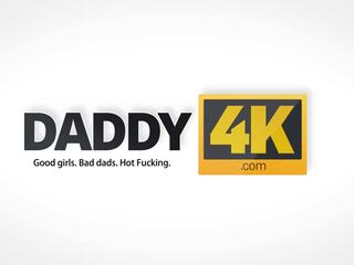 DADDY4K. Bald senior penetrates tight asshole of his step son's girl
