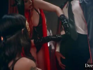 Deeper&period; lulu&comma; april&comma; жасмин & isiah служа приятелка maitland