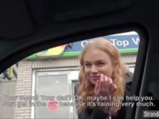 Hitchhiker nishe cho handjob vì đi chơi