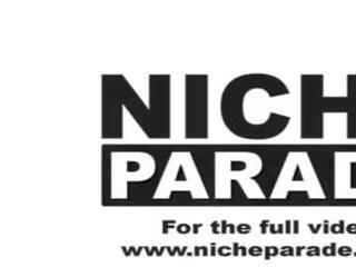 NICHE PARADE - Young&comma; Competitive Pornstars Jocelyn Stone And Kira Perez Enter Competition To Find Out Who Can produce A youth Cum Faster With Their Hands