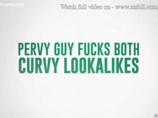 Pervy хлопець трахає обидва пишні lookalikes - siri dahl&comma; abigaiil morris &sol; бразери &sol; потік повний від www&period;zzfull&period;com&sol;fridge