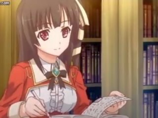 Blazing anime anak na babae pagkuha masikip asshole screwed
