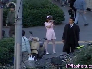 調皮 亞洲人 愛人 是 蹲便器 在 公
