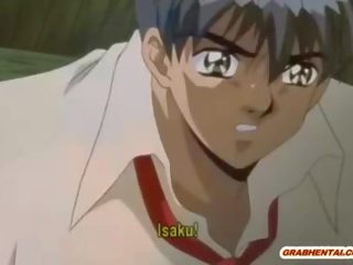 Hapon anime pulot makakakuha ng squeezed kanya suso sa pamamagitan ng taong naligaw ng landas