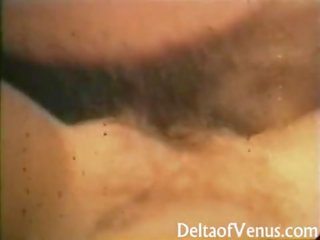 Retro người lớn video 1960s - tóc rậm thanh thiếu niên - fuckadelia