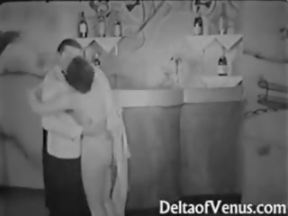 本物の ビンテージ セックス フィルム 1930s - 女性は女性男性 三人組
