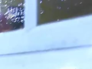 Trys jaunas merginos sexing su plėšikas