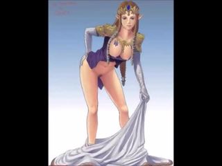 Legend na zelda - princezná zelda hentai špinavé film