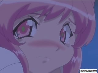 Hentai tentacle teenager in bed with schoolboy