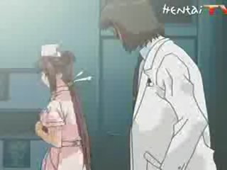 Desirable การ์ตูนญี่ปุ่น พยาบาล ได้รับ ระยำ