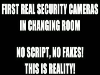 Đẹp séc thiếu niên snooped trong thay đổi phòng!