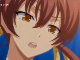 I pafajshëm anime stunner fucks i madh pecker në mes cica dhe kuçkë buzët