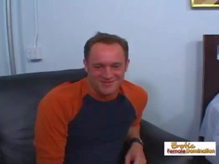 Stupendous голям бюст милф получаване на дълбоко пробити кучешка в преден на тя съпругче