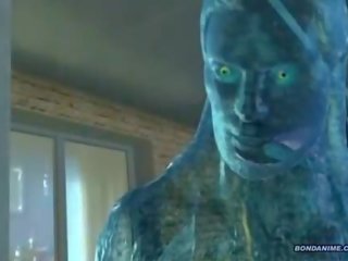 Super upang trot tatlong-dimensiyonal hentai aquaman fondles a malaking suso hottie