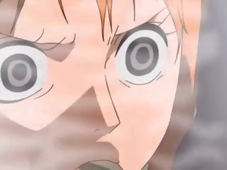 One piece xxx clip nami in extended bath scene